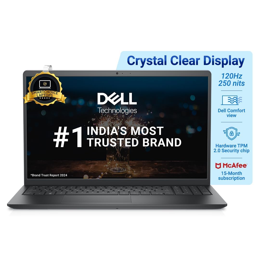Dell 15 Thin & Light Laptop, Intel Core i5-1235U Processor/16GB DDR4 + 512GB SSD/Intel UHD G