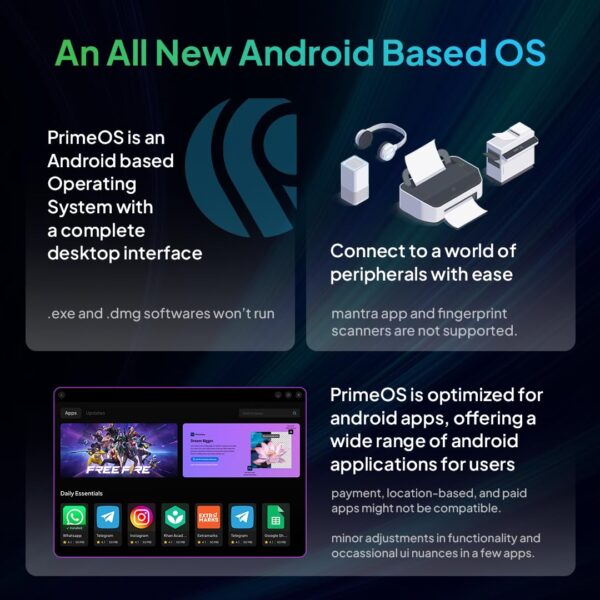 Primebook WiFi, 2025(New) Android Based MediaTek MT8183 - (Prime OS) Thin and Light Laptop - Image 3