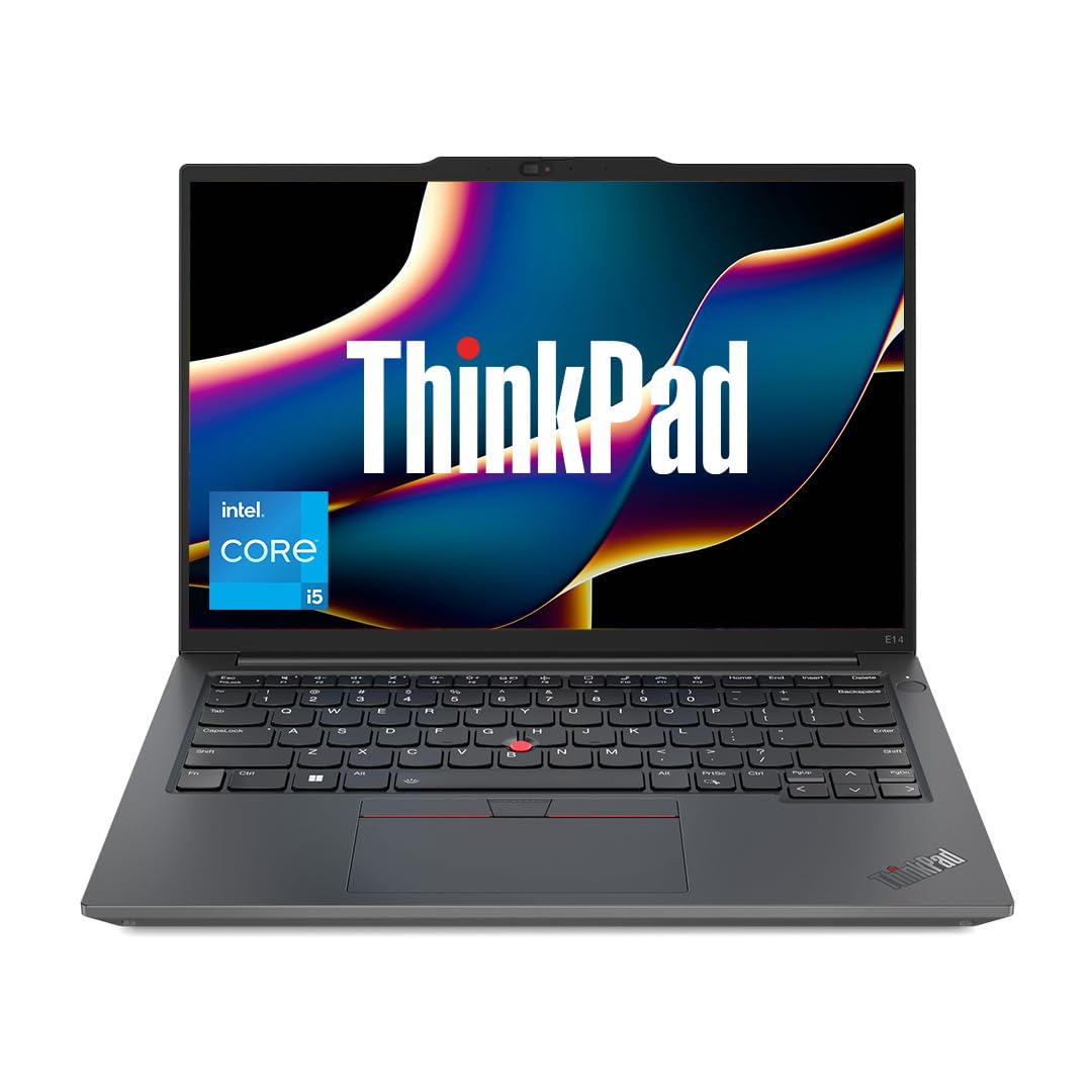 Lenovo ThinkPad E14 Intel Core i5 13th Gen 14″ WUXGA IPS 300 Nits Thin and Light Laptop