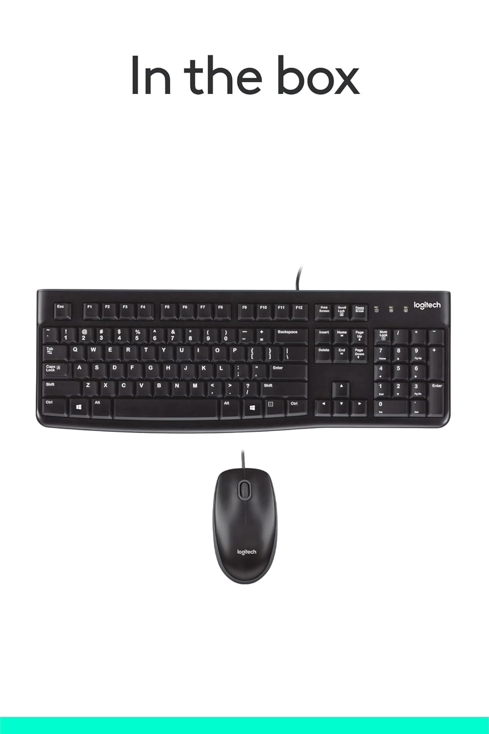 Logitech MK120 Wired USB Keyboard and Mouse Set for Windows - Image 5