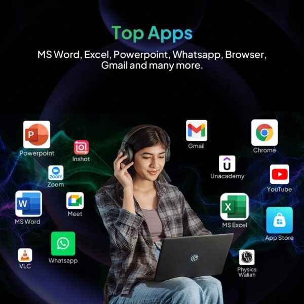 Primebook 4G, 2025(New, WiFi+4G) Android Based MediaTek MT8788 - (PrimeOS) 4G SIM Slot, Thin and Light Laptop - Image 7