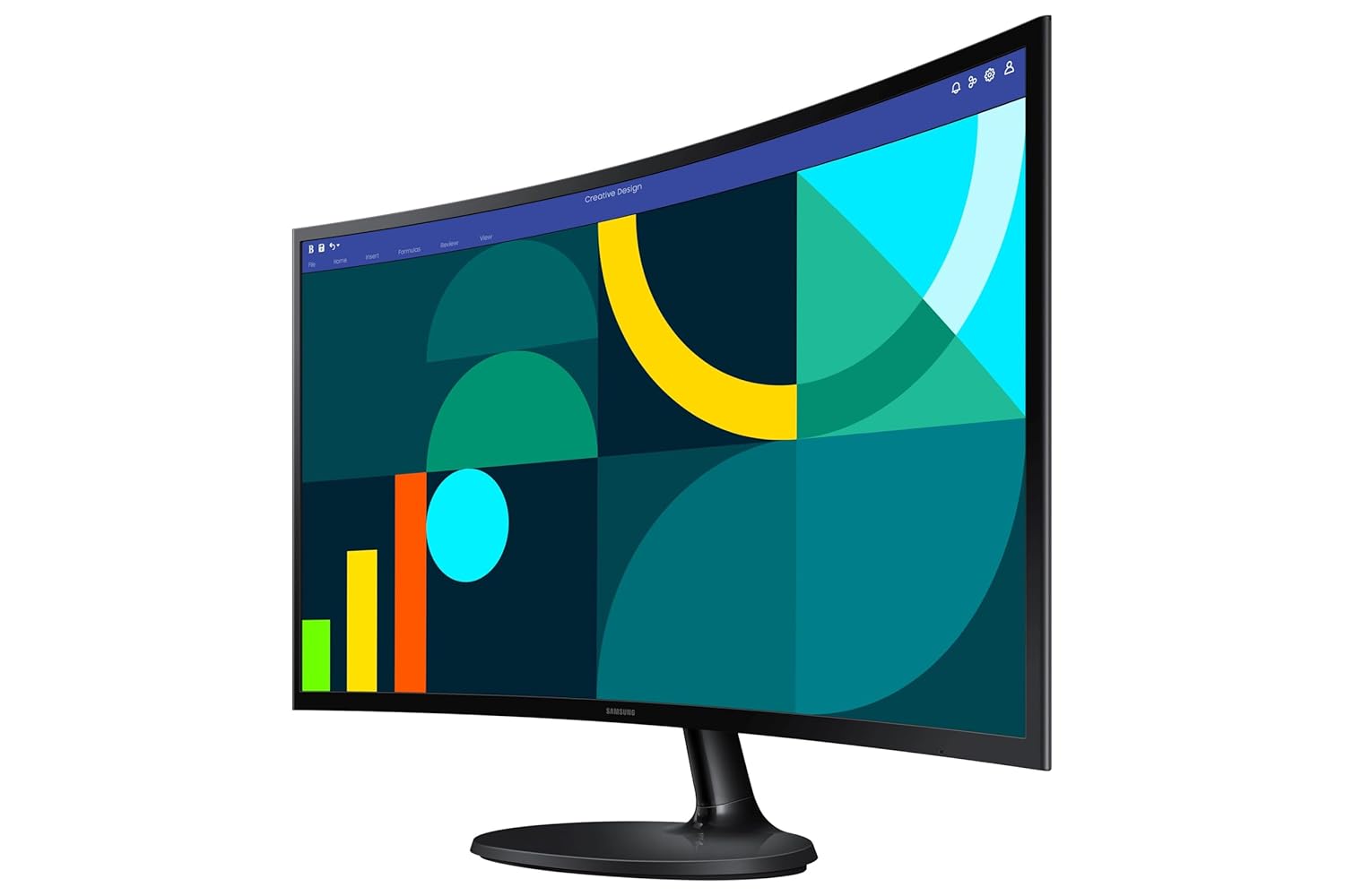 Samsung 24" (59.8 cm) 1800R Curved Monitor - Image 4