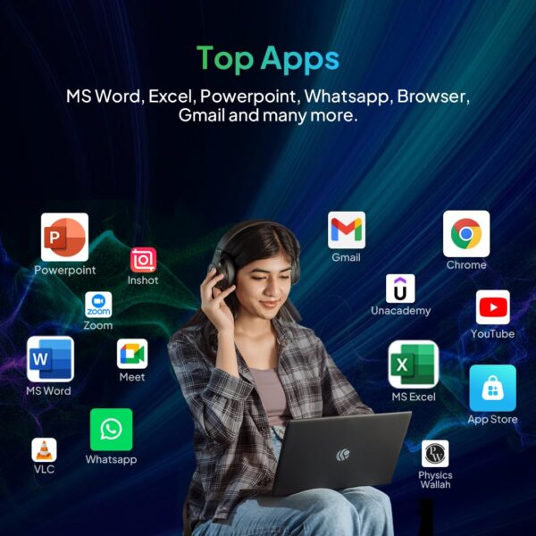Primebook WiFi, 2025(New) Android Based MediaTek MT8183 - (Prime OS) Thin and Light Laptop - Image 5