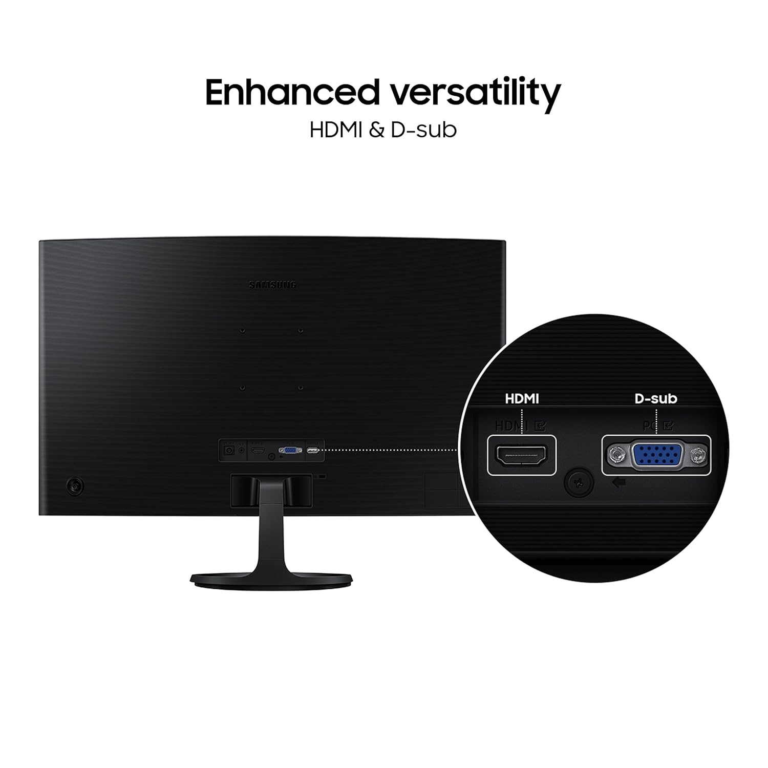 Samsung 24" (59.8 cm) 1800R Curved Monitor - Image 3