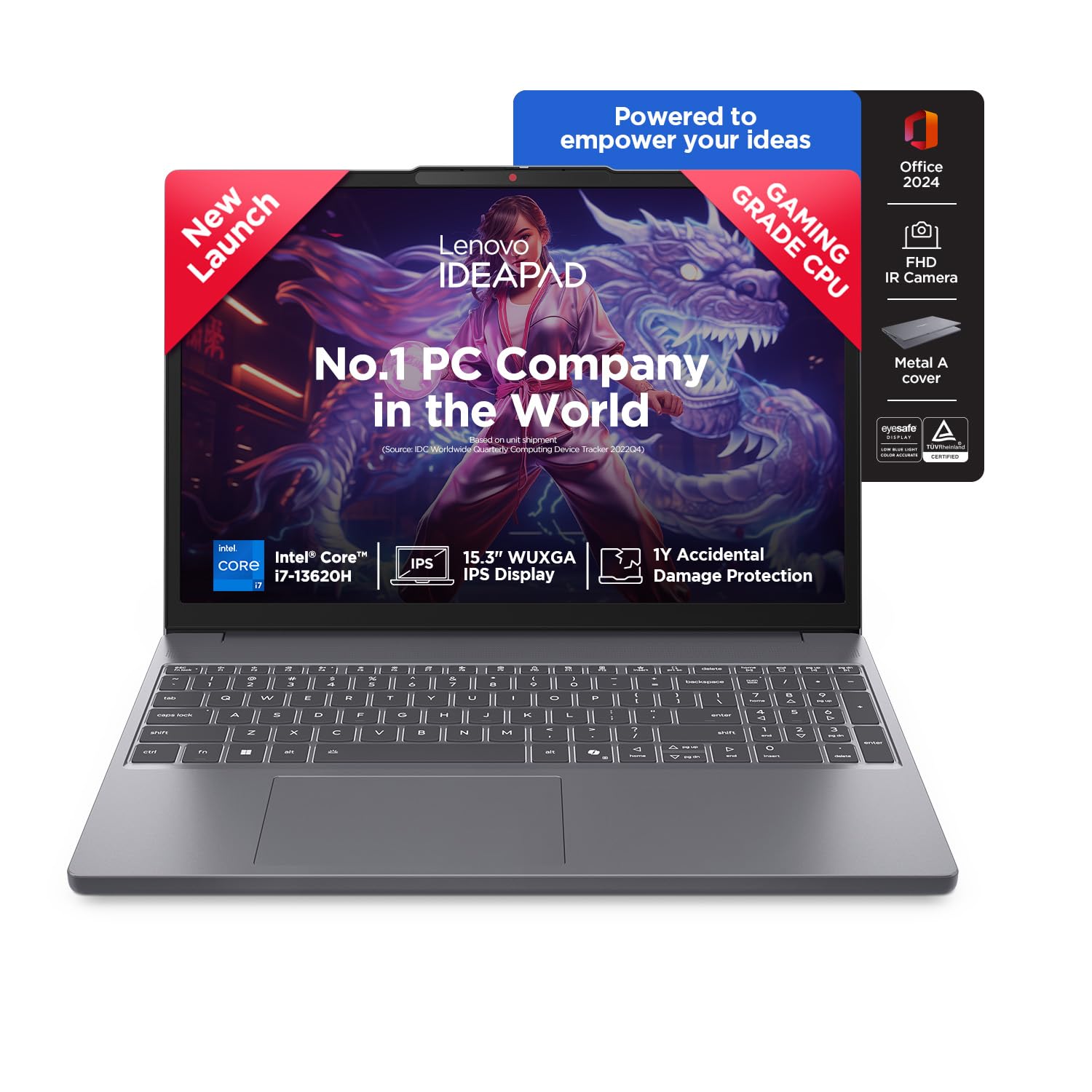 Lenovo Smartchoice Ideapad Slim 3 13Th Gen Intel Core I7-13620H 15.3 Inch(38.8Cm) WUXGA IPS Laptop