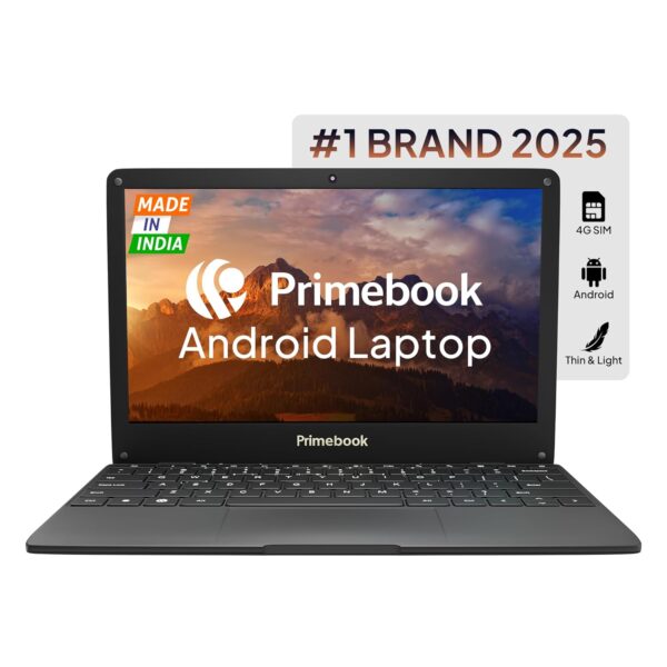 Primebook 4G, 2025(New, WiFi+4G) Android Based MediaTek MT8788 - (PrimeOS) 4G SIM Slot, Thin and Light Laptop - Image 2