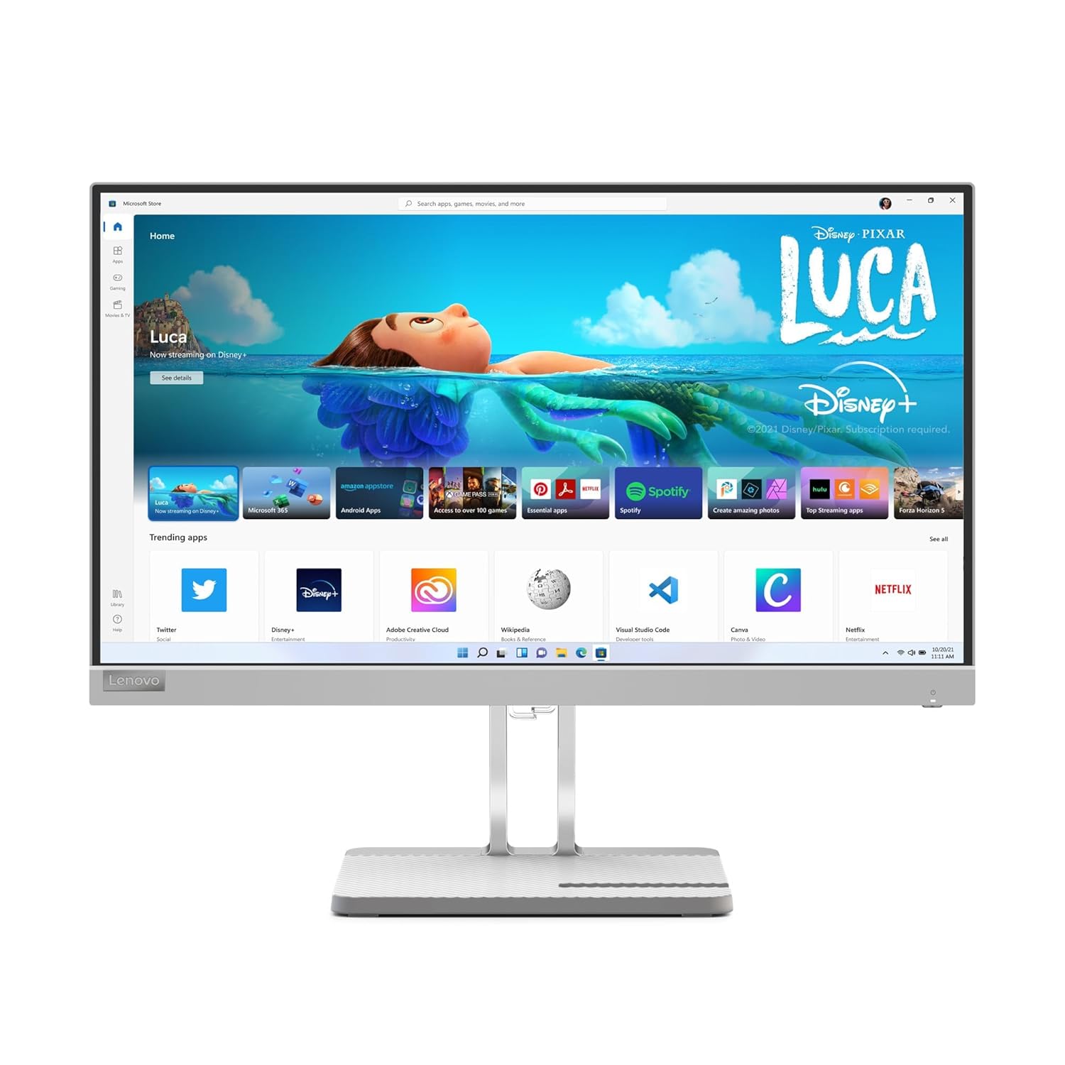 Lenovo L-Series 54.48 cm (21.4inch) | FHD Ultraslim Monitor - Image 4