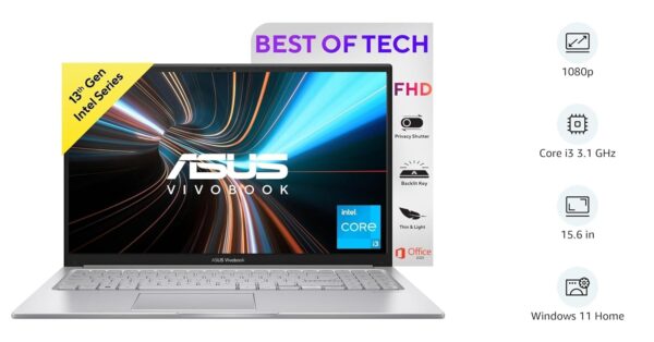 ASUS Vivobook 15, Intel Core i3-1315U 13th Gen, 15.6" (39.62 cms) FHD, Thin and Light Laptop - Image 3