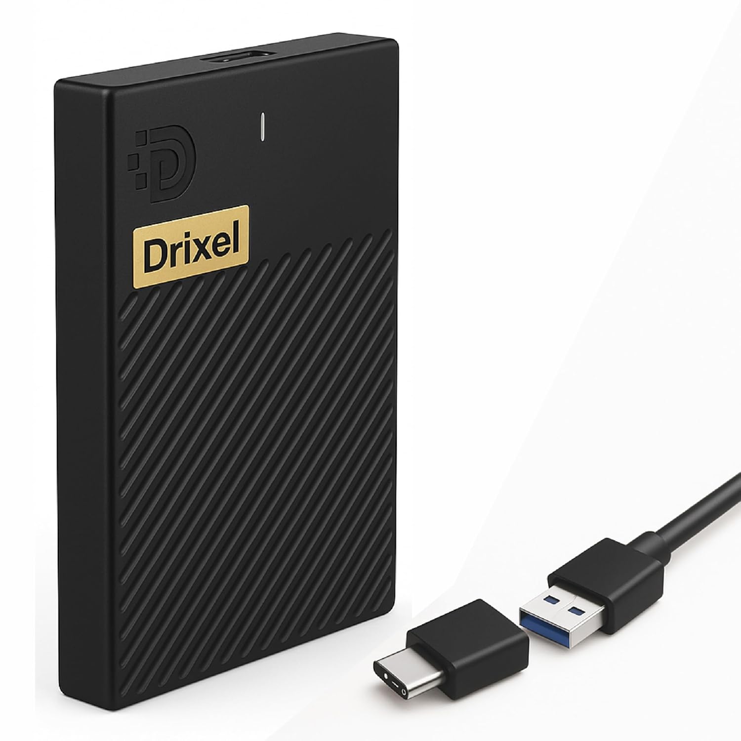 DRIXEL 1 TB Hi-Speed Portable Hard Drive, Type-C and USB 3.0,