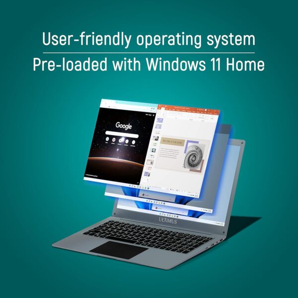 ULTIMUS All-New S152, 15.6 (39.62 cm) FHD Display, Intel Celeron N4020 Processor, Thin & Light Laptop - Image 6