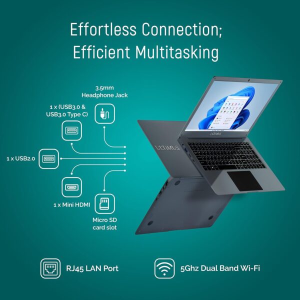 ULTIMUS All-New S152, 15.6 (39.62 cm) FHD Display, Intel Celeron N4020 Processor, Thin & Light Laptop - Image 5