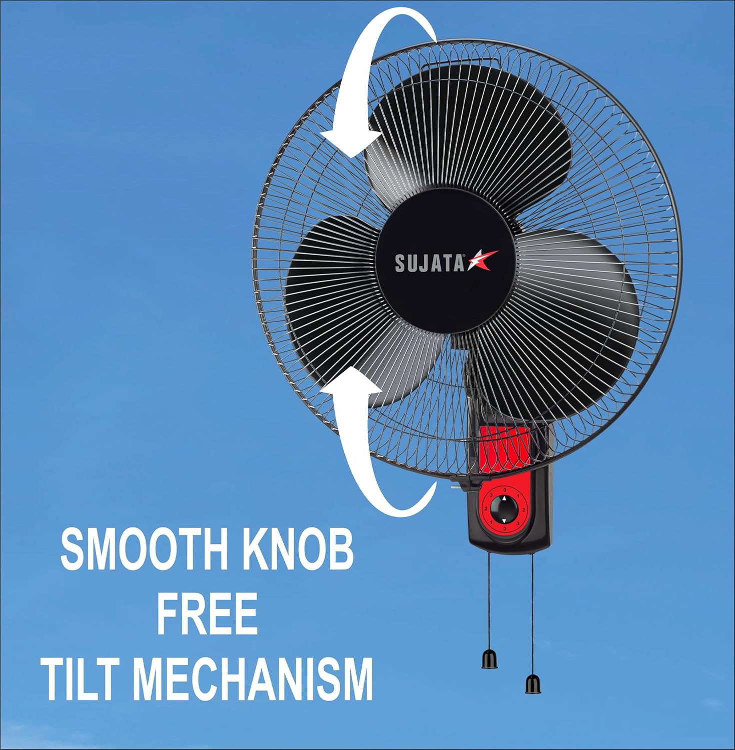 Sujata Wall Fan | 2 Years Warranty | 400 mm Sweep Wall Mount Fans for Home - Image 4