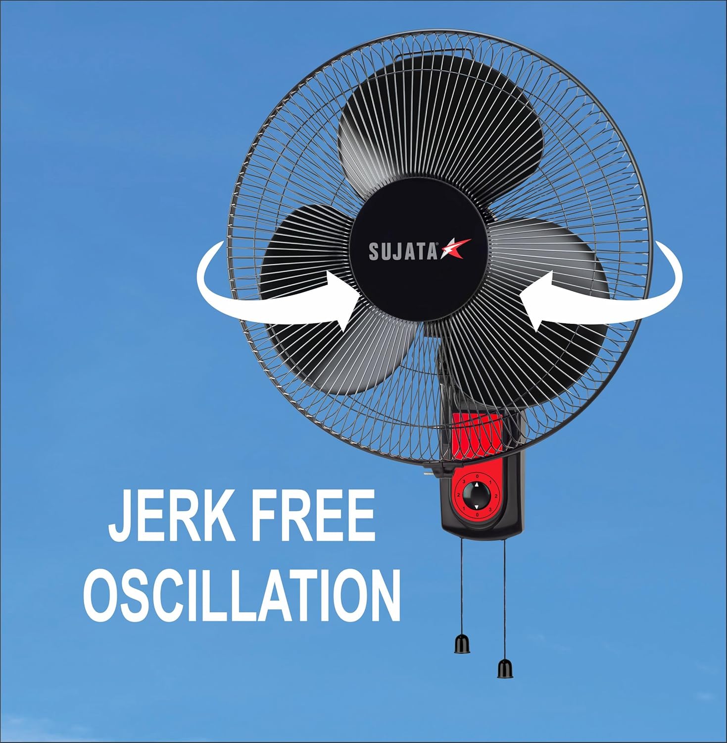 Sujata Wall Fan | 2 Years Warranty | 400 mm Sweep Wall Mount Fans for Home - Image 5
