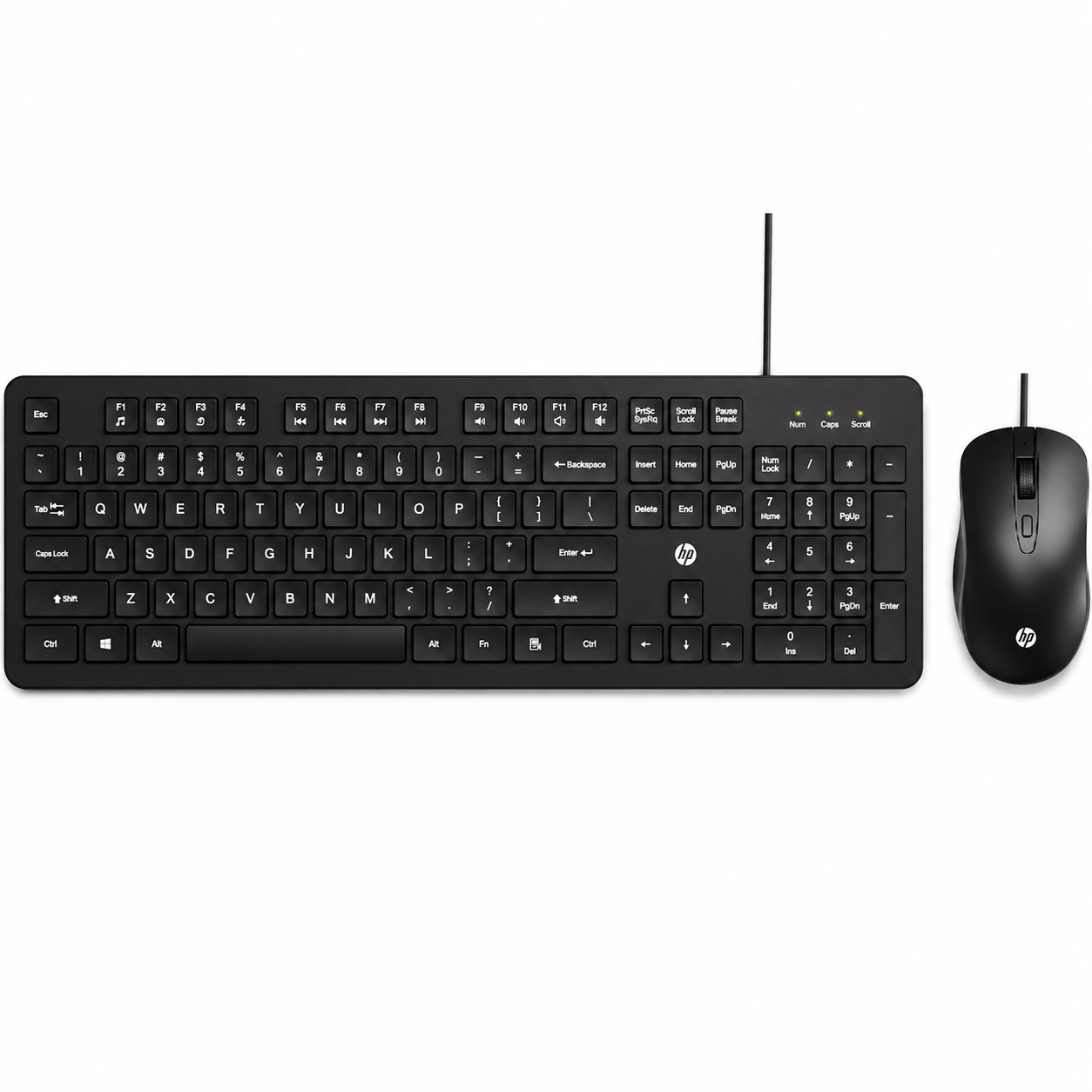 HP KM190 Wired Mouse and Keyboard Combo