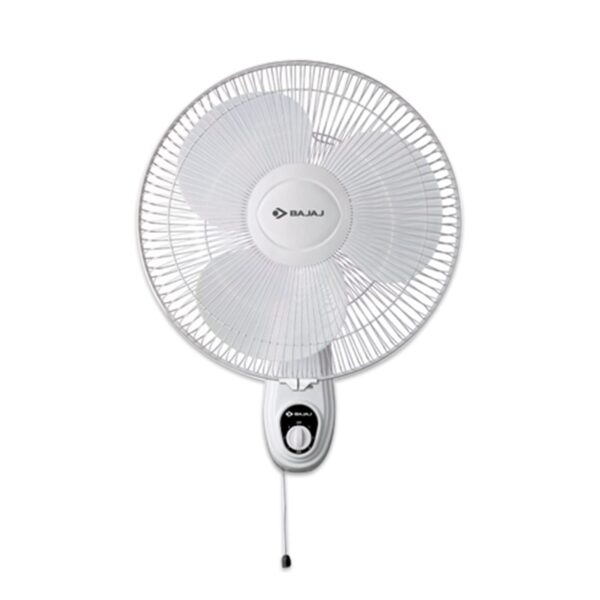 Bajaj Esteem 400 MM Wall Mount Fan | Wall Fan For Kitchen & Home | High Air Thrust | High Speed |Silent Operation | 1-Yr Warranty 【White】
