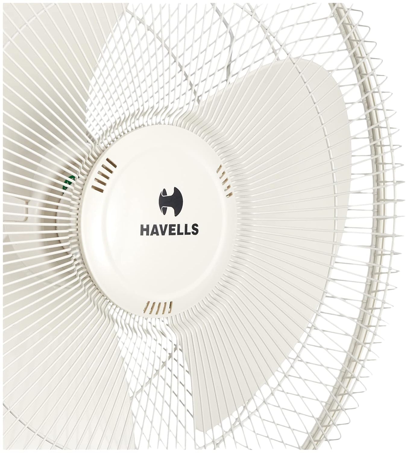 Havells 400mm Swing Pedestal Fan | 120 Ribs Guard Safety, Smooth Oscillation, Heavy Base For Stability, 3 Star | High Air Delivery, Aesthetic Design, Telescopic Arrangement | (Pack of 1, Off White) - Image 4