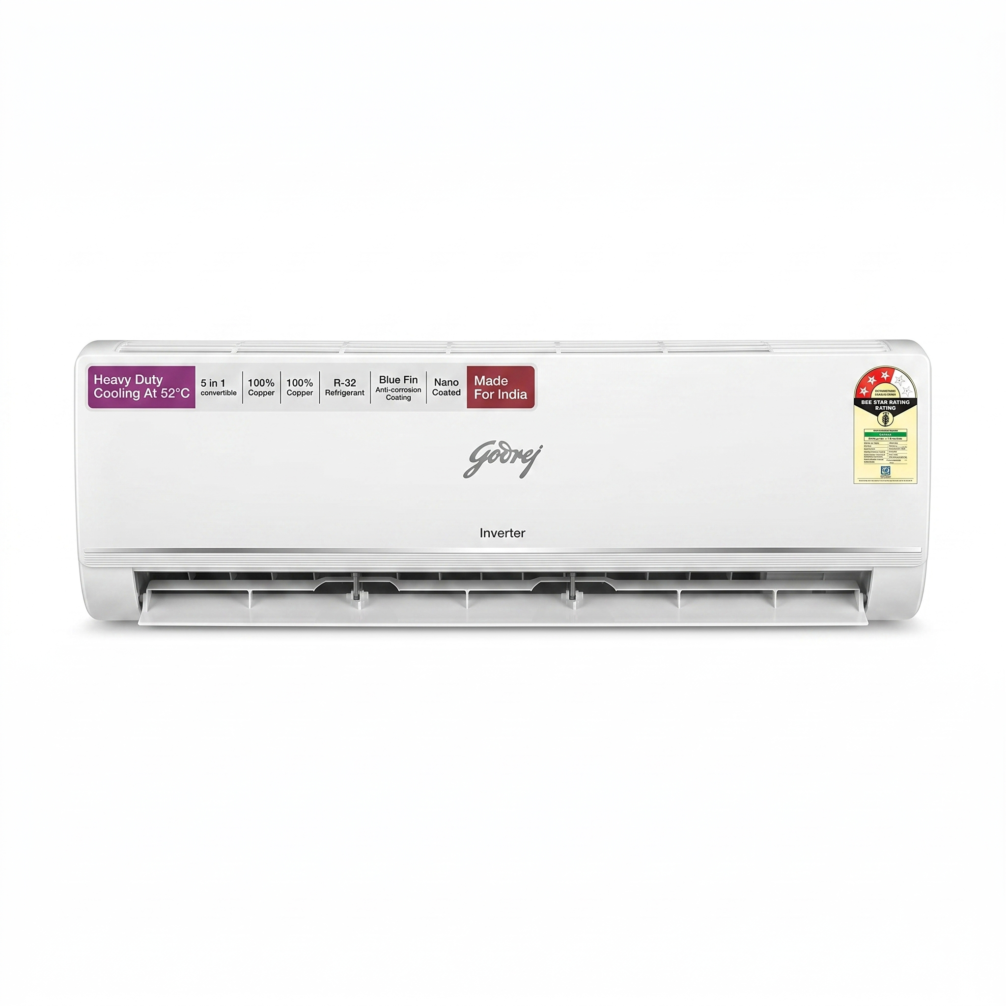 Godrej HIC 18Y3TG 1.5 Ton 3 Star Inverter Split AC