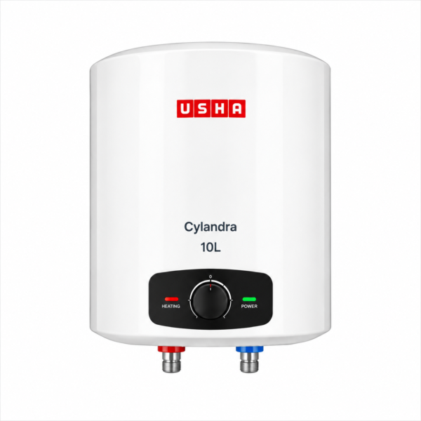USHA Cylandra 10L Electric Water Heater (Geyser) - Image 2