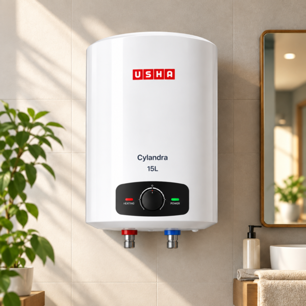 USHA Cylandra 15L Electric Water Heater (Geyser)