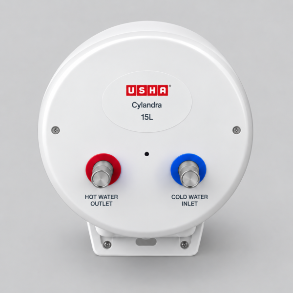 USHA Cylandra 15L Electric Water Heater (Geyser) - Image 3