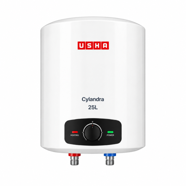 USHA Cylandra 25L Electric Water Heater (Geyser) - Image 2