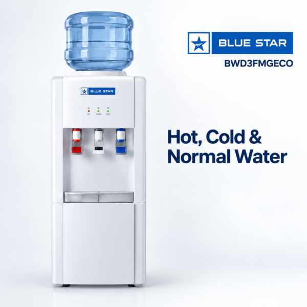 Blue Star BWD3FMGECO Bottled Water Dispenser | Hot, Cold & Normal Water